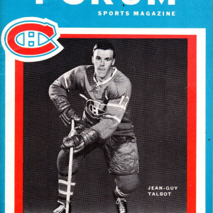 1964-65 Montreal Canadiens program