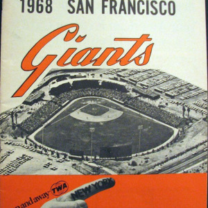 1968 San Francisco Giants spring training program