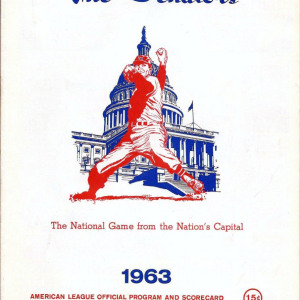 MLB Program: Washington Senators (1963)