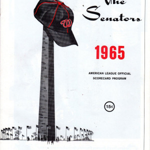 MLB Program: Washington Senators (1965)