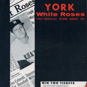 1965 York White Roses program