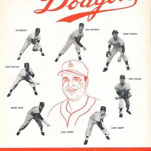 1961 Los Angeles Dodgers program