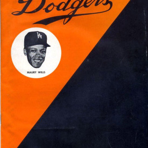 1961 Los Angeles Dodgers program