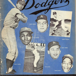 1961 Los Angeles Dodgers program