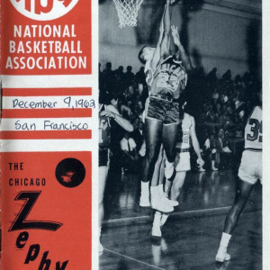 1962-63 Chicago Zephyrs program
