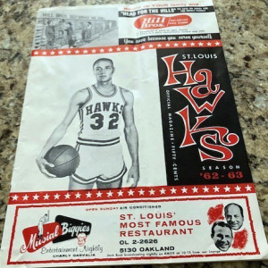 1962-63 St. Louis Hawks program