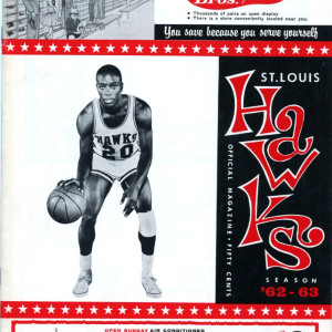 1962-63 St. Louis Hawks program