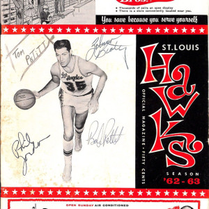 1962-63 St. Louis Hawks program