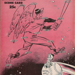 1962 Los Angeles Angels program
