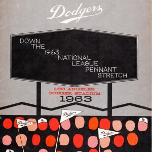 MLB Program: Los Angeles Dodgers (1963)
