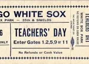 1964 Chicago White Sox ticket