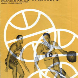 1965-66 Baltimore Bullets program