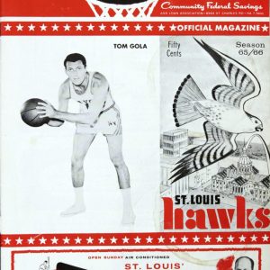 1965-66 St. Louis Hawks program