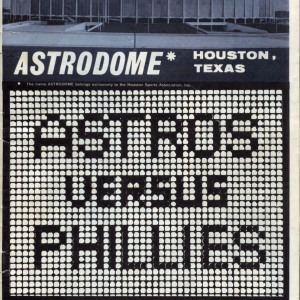 1965 Houston Astros program