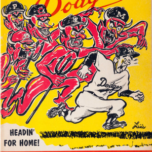 1965 Los Angeles Dodgers program