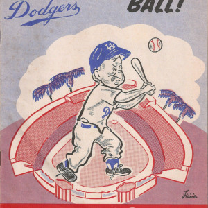 1965 Los Angeles Dodgers program