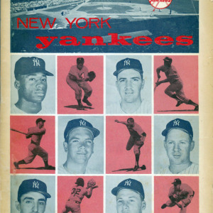 1965 New York Yankees program