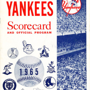 1965 New York Yankees program