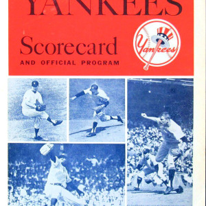 1965 New York Yankees program