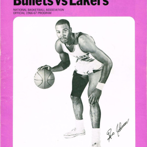 1966-67 Baltimore Bullets program