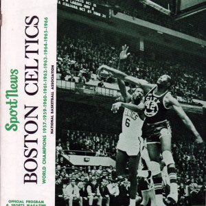 1966-67 Boston Celtics program