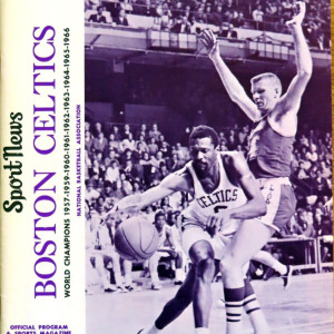 1966-67 Boston Celtics program