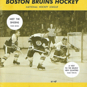 NHL Program: Boston Bruins (1967-68)
