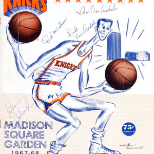 1967-68 New York Knicks program