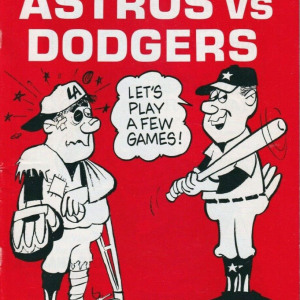 MLB Program: Houston Astros (1967)