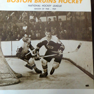 1968-69 Boston Bruins program