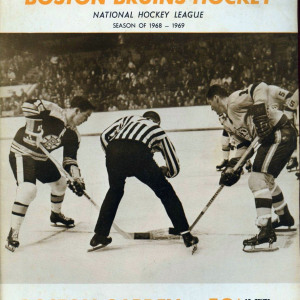 1968-69 Boston Bruins program