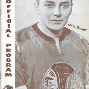 1968-69 Chicago Black Hawks program