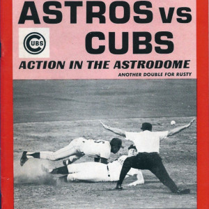 1968 Houston Astros program