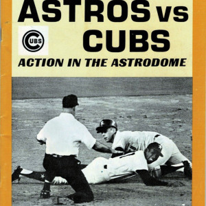 1968 Houston Astros program