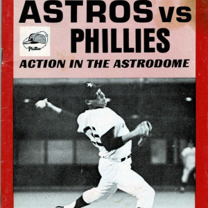 1968 Houston Astros program