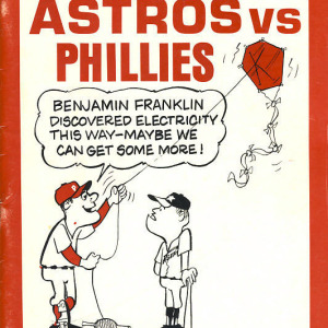 1968 Houston Astros program