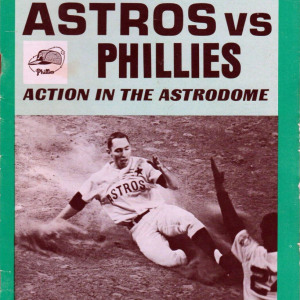 1968 Houston Astros program