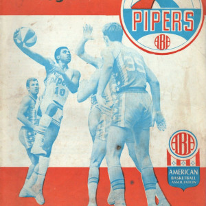 1969-70 Pittsburgh Pipers program