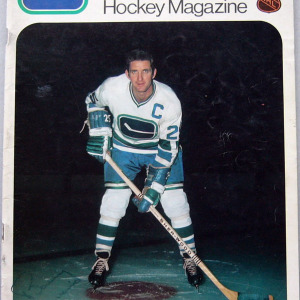 1970-71 Vancouver Canucks program