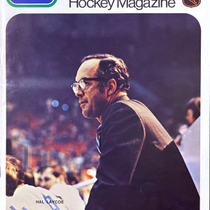 1970-71 Vancouver Canucks program