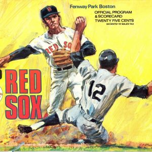 1970 Boston Red Sox program