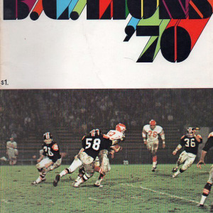 1970 CFL Illustrated Program