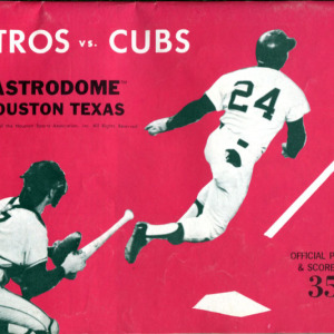 1970 Houston Astros program
