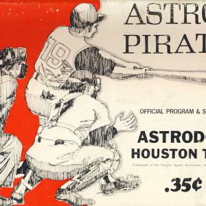 1970 Houston Astros program