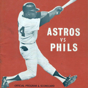 1970 Houston Astros program