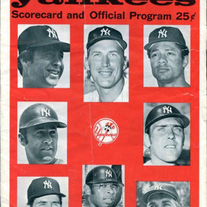 1970 New York Yankees program