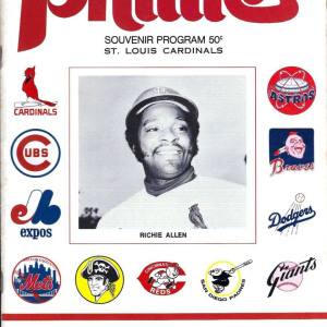 1970 Philadelphia Phillies program