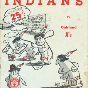 1970 Cleveland Indians spring training program