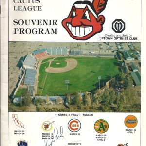 1979 Cleveland Indians spring training program