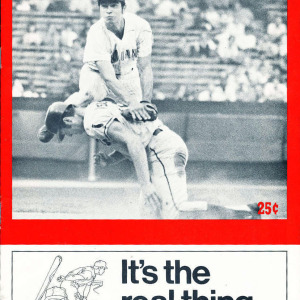 1970 Cleveland Indians program